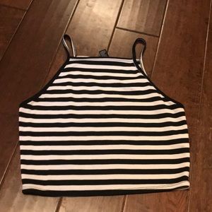 Striped crop top